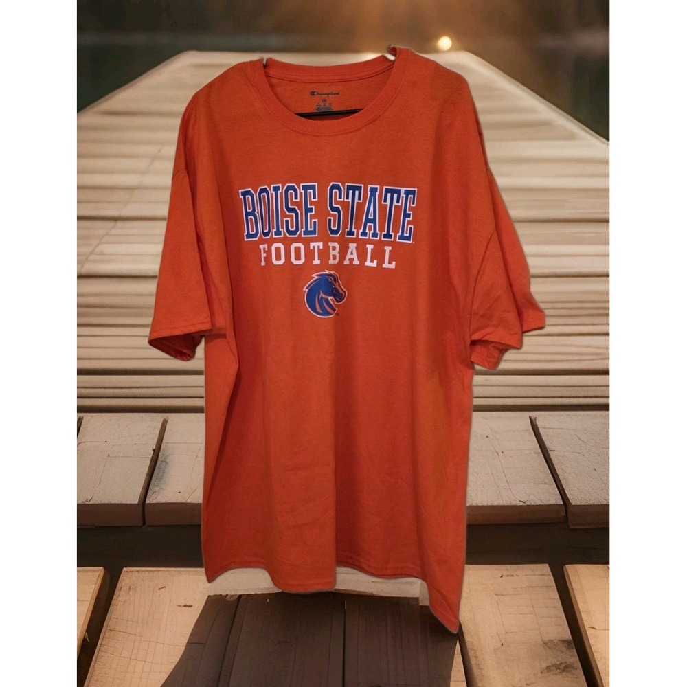 Boise State NCAA Football Men's Tee Shirt 2XL Orange Champion